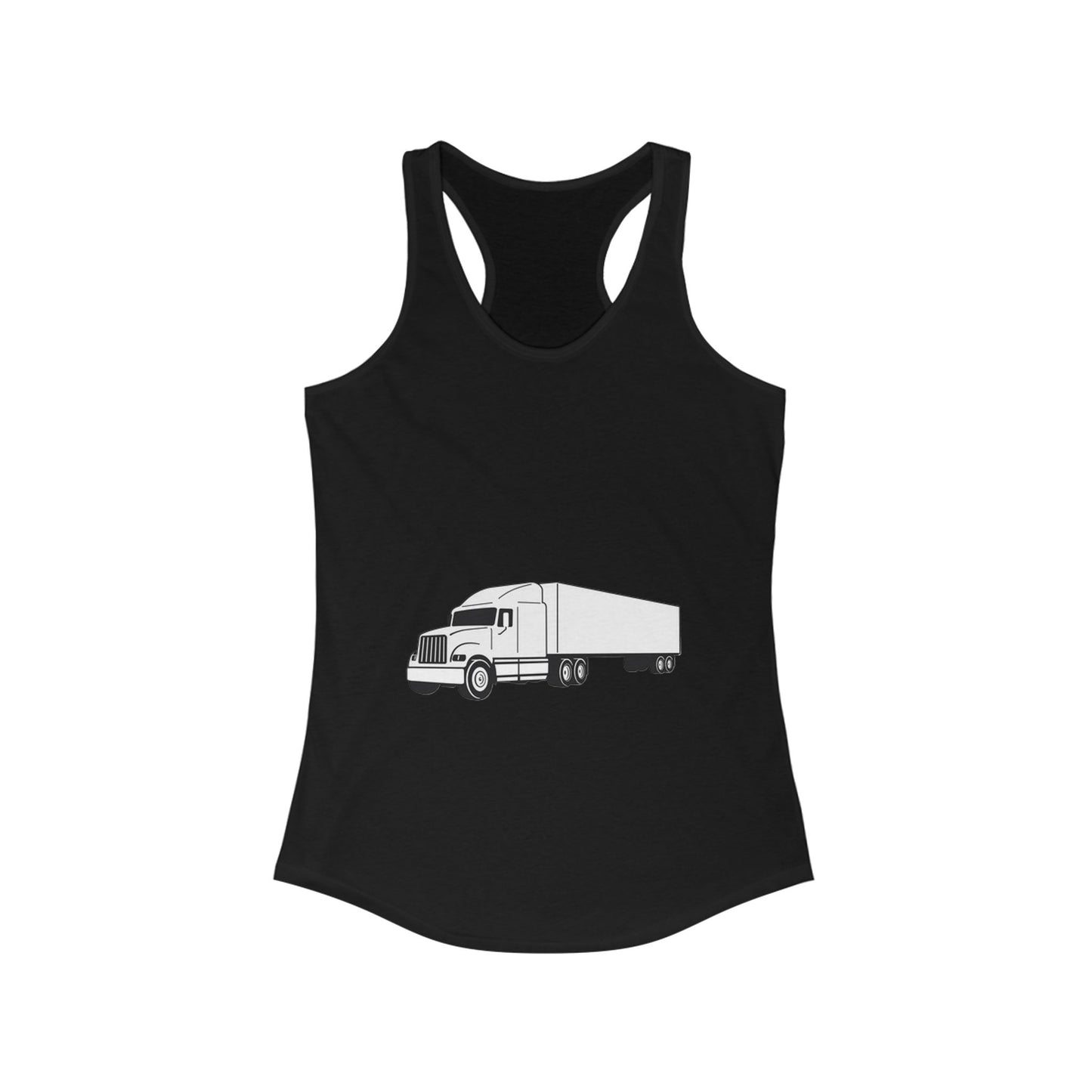 Semi Truck Women's Racerback Tank