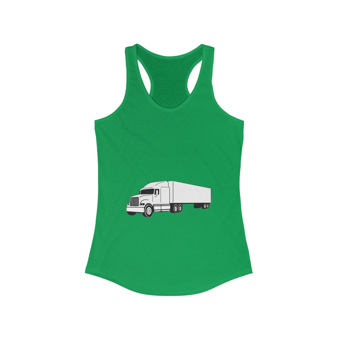 Semi Truck Women's Racerback Tank