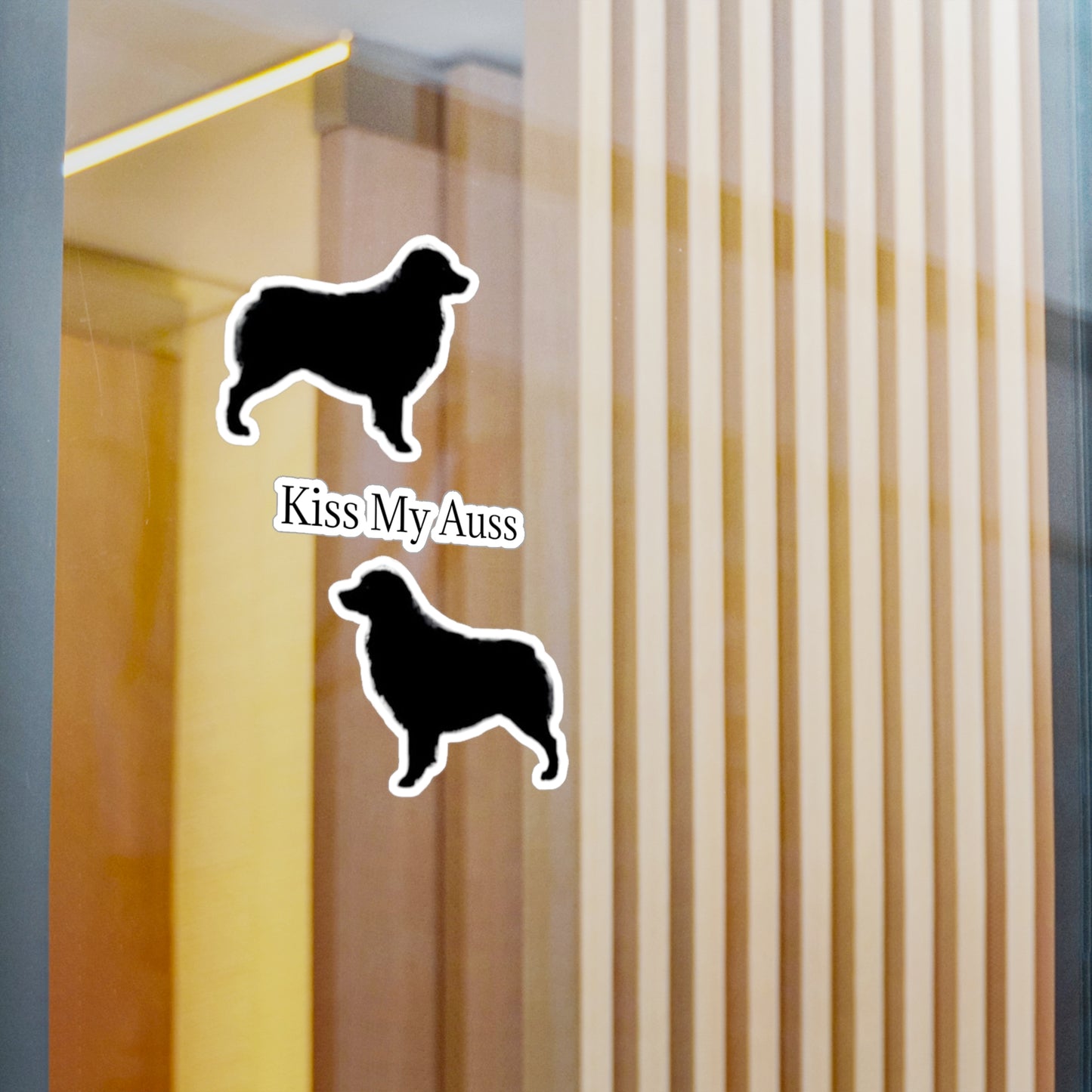 Kiss My Auss Vinyl Decal