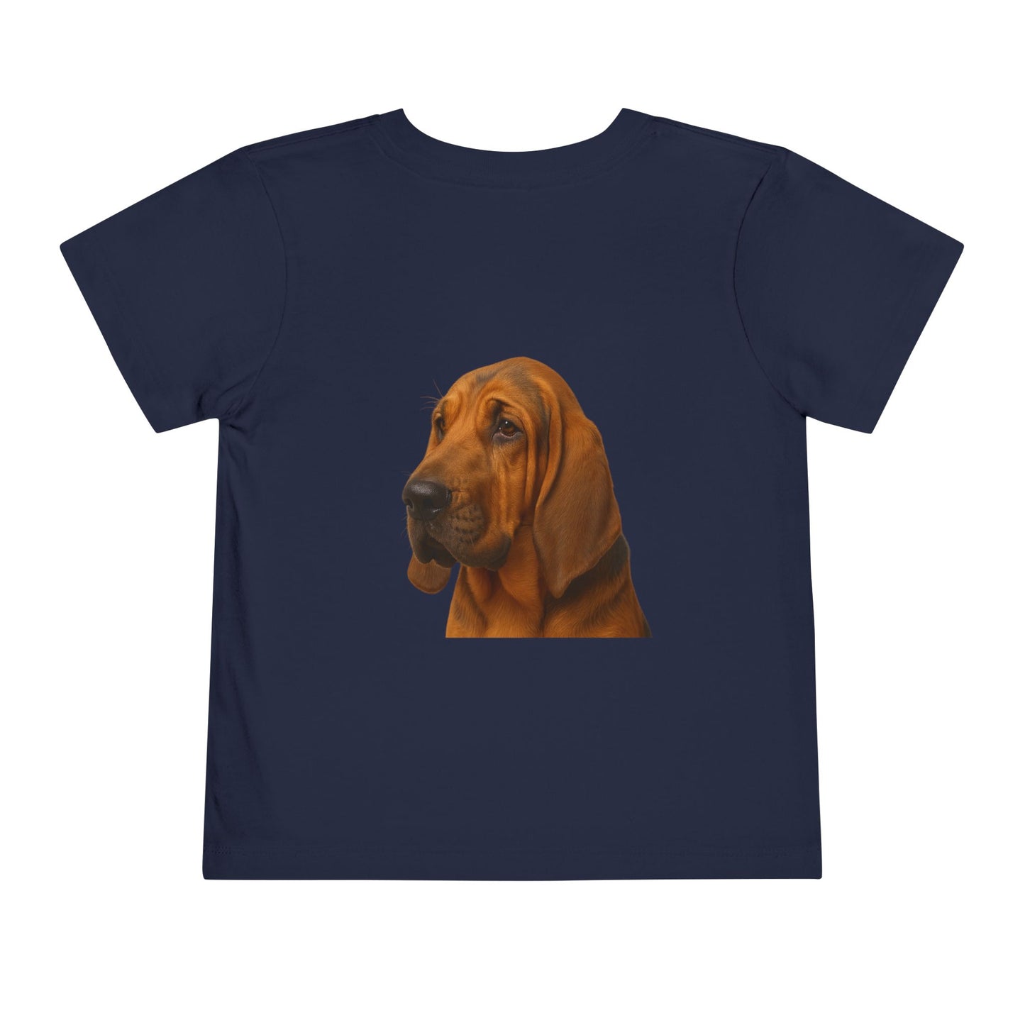 Bloodhound Head Toddler Unisex Short Sleeve Crewneck Tee