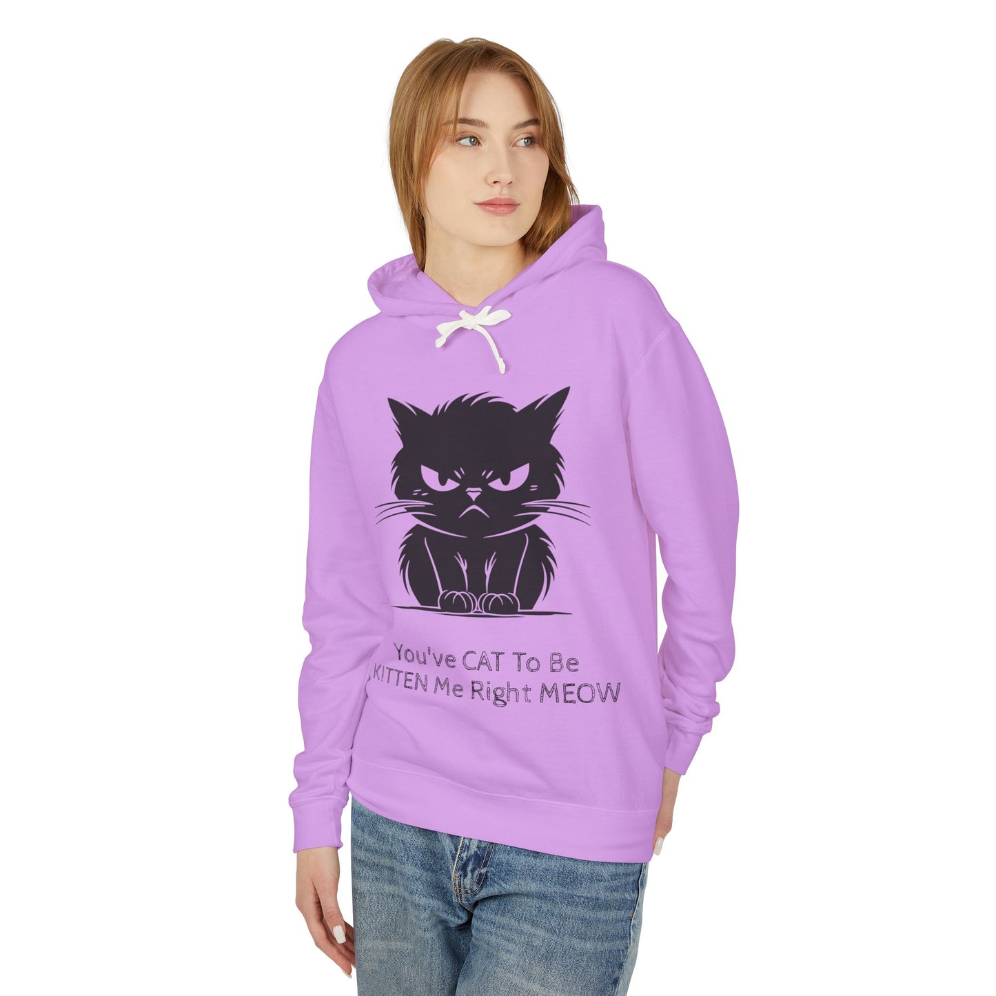 Kitten Me Unisex Lightweight Hoodie