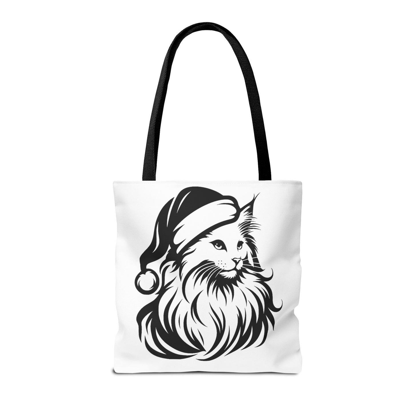 Santa Paws Cat Tote Bag