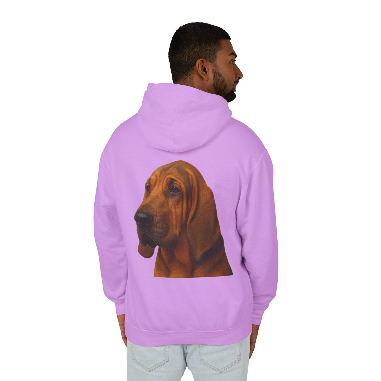Bloodhound Head Unisex Lightweight Hoodie