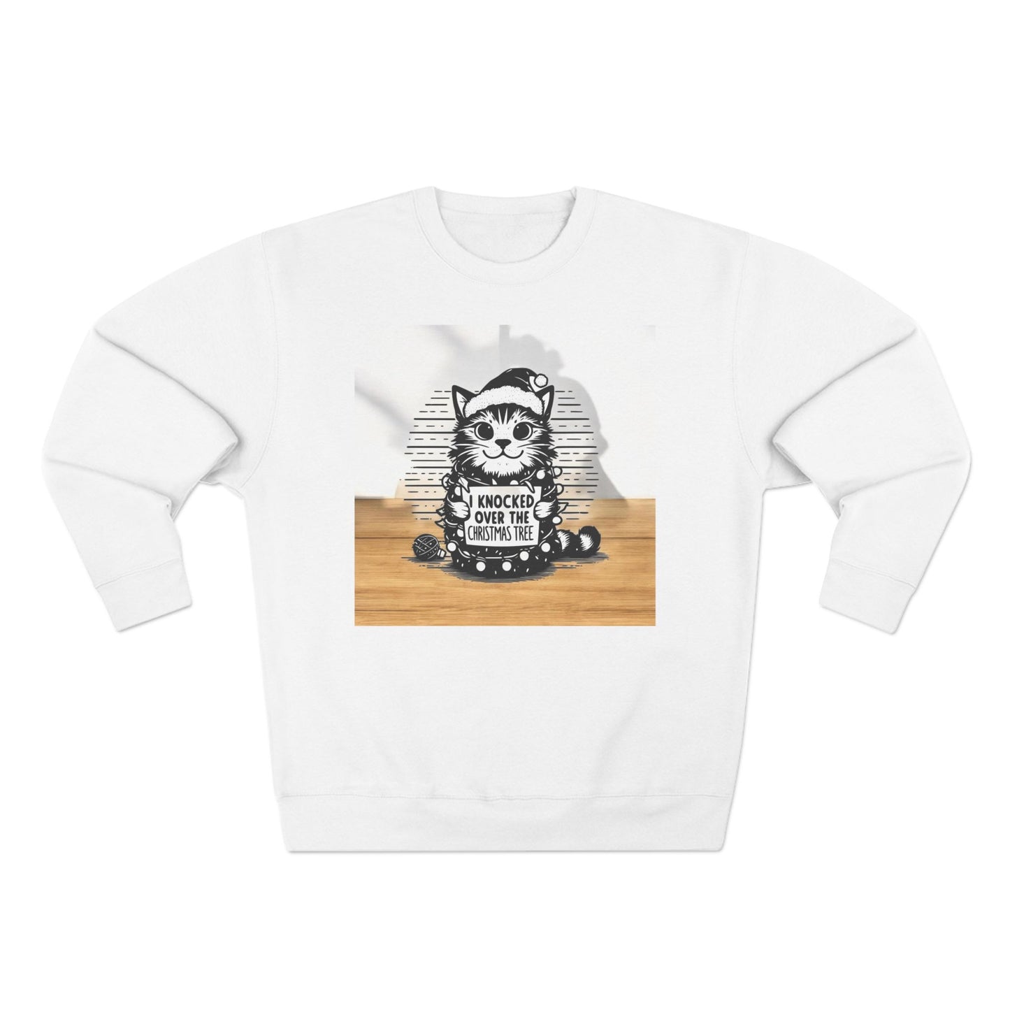 Naughty Cat Unisex Crewneck Sweatshirt