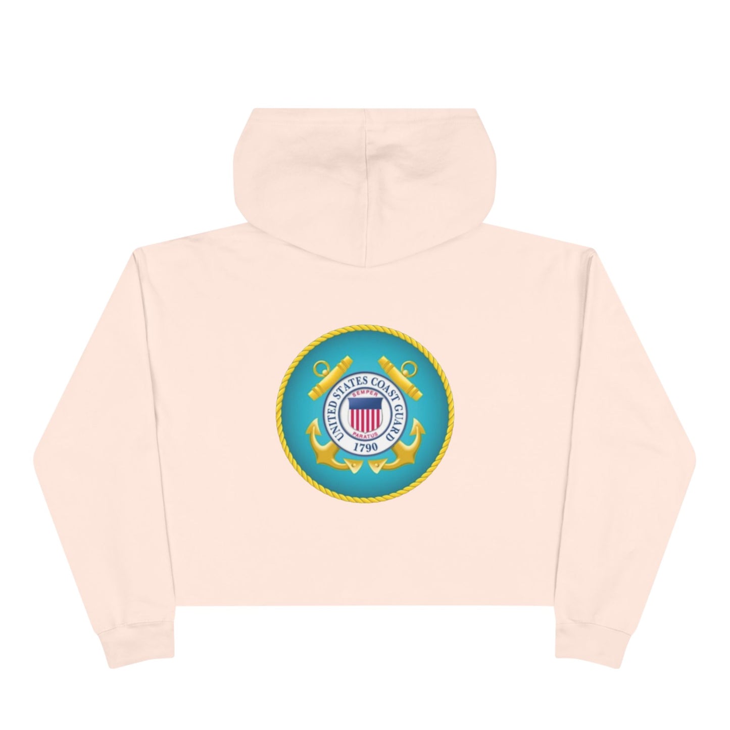 US Coast Guard Women's Crop Hoodie