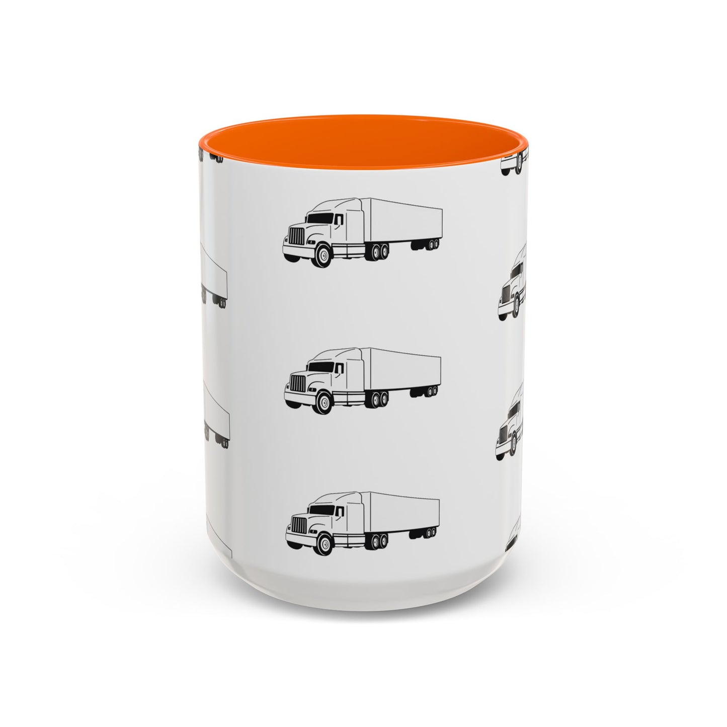 Semi Truck 2-Tone Coffee Mug