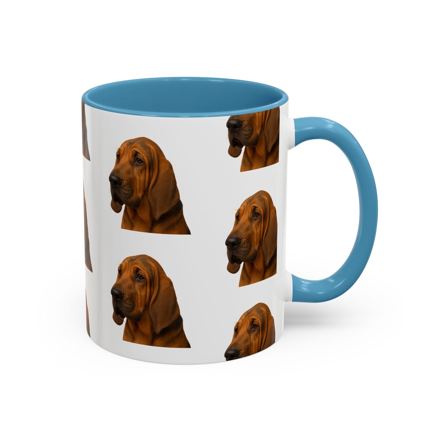 Bloodhound Head 2-Tone Coffee Mug