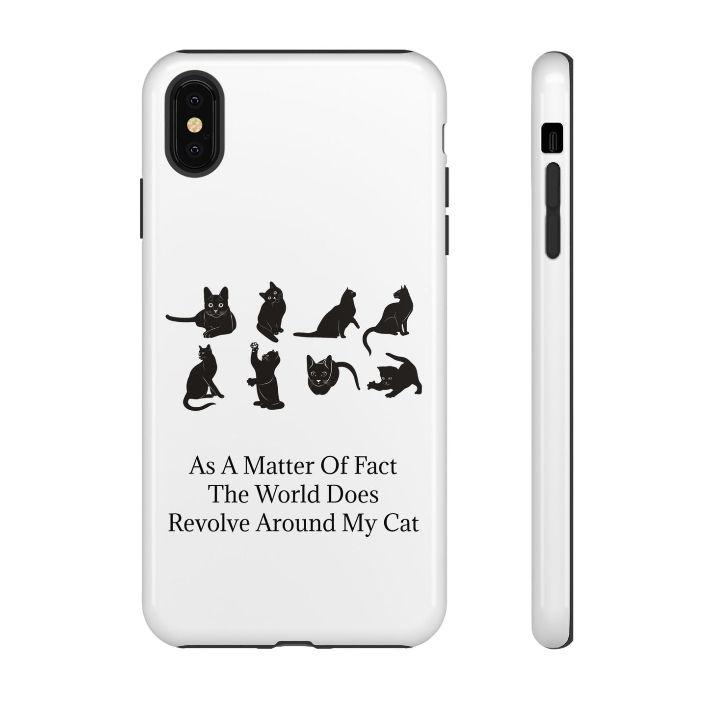 Matter Of Fact Cat iPhone Case