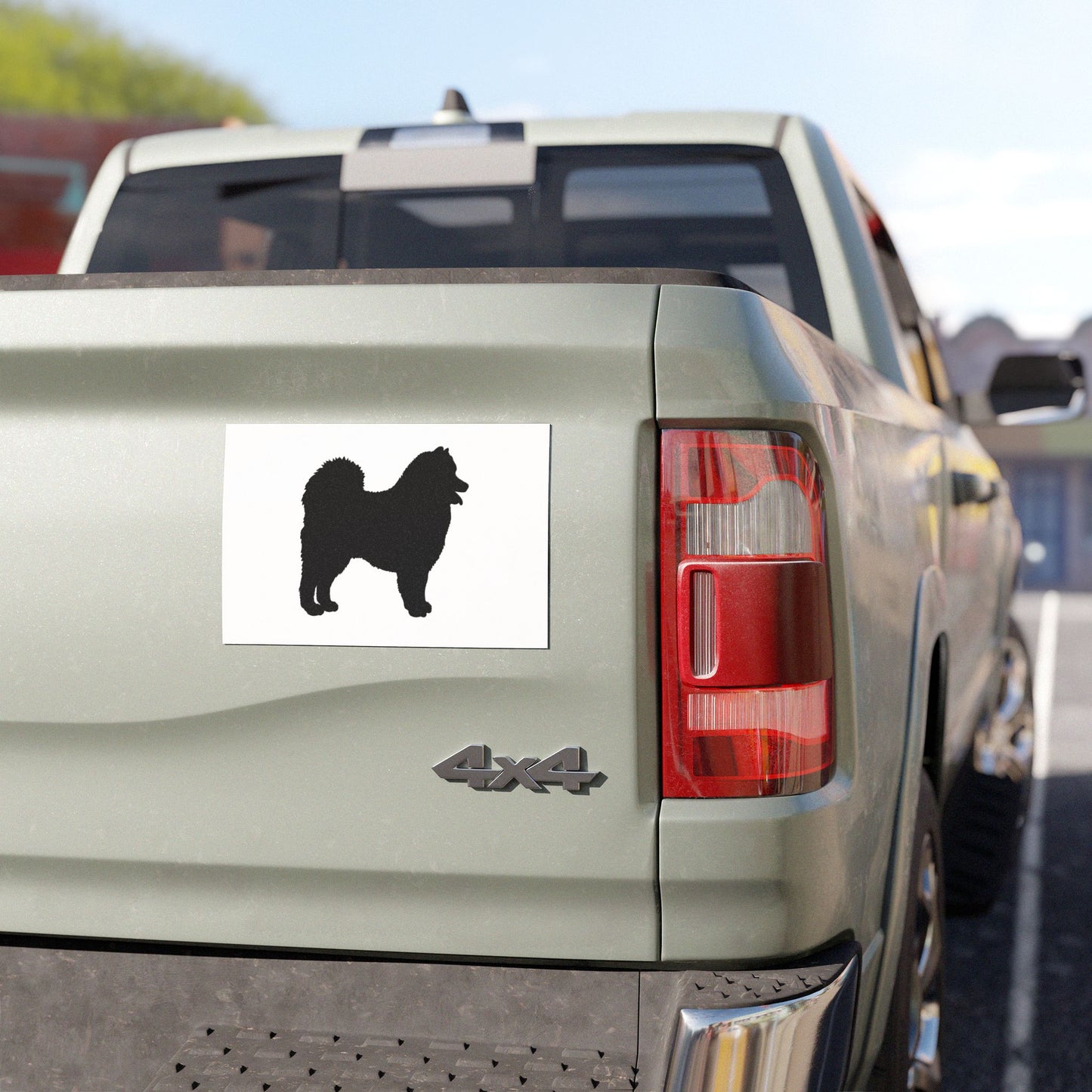 Samoyed Silhouette Indoor/Outdoor Magnet