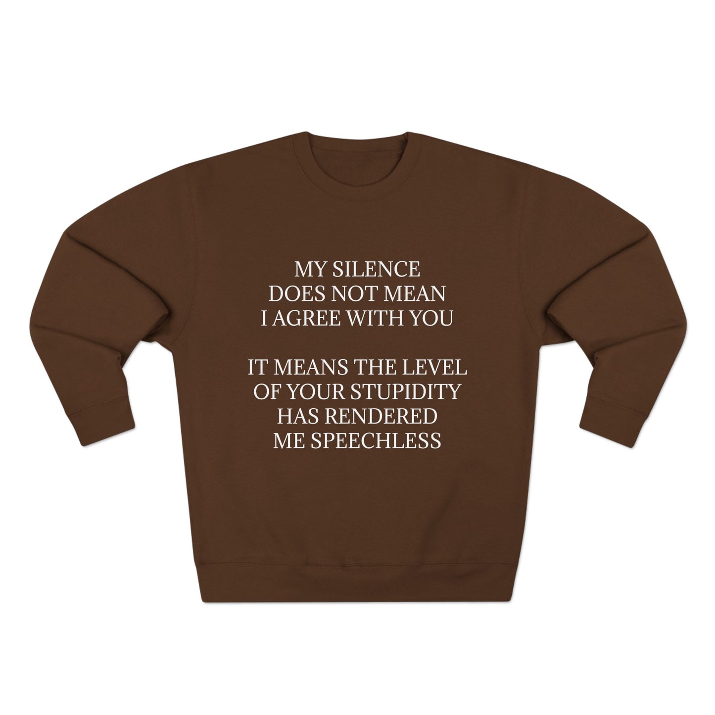 Speechless Unisex Crewneck Sweatshirt