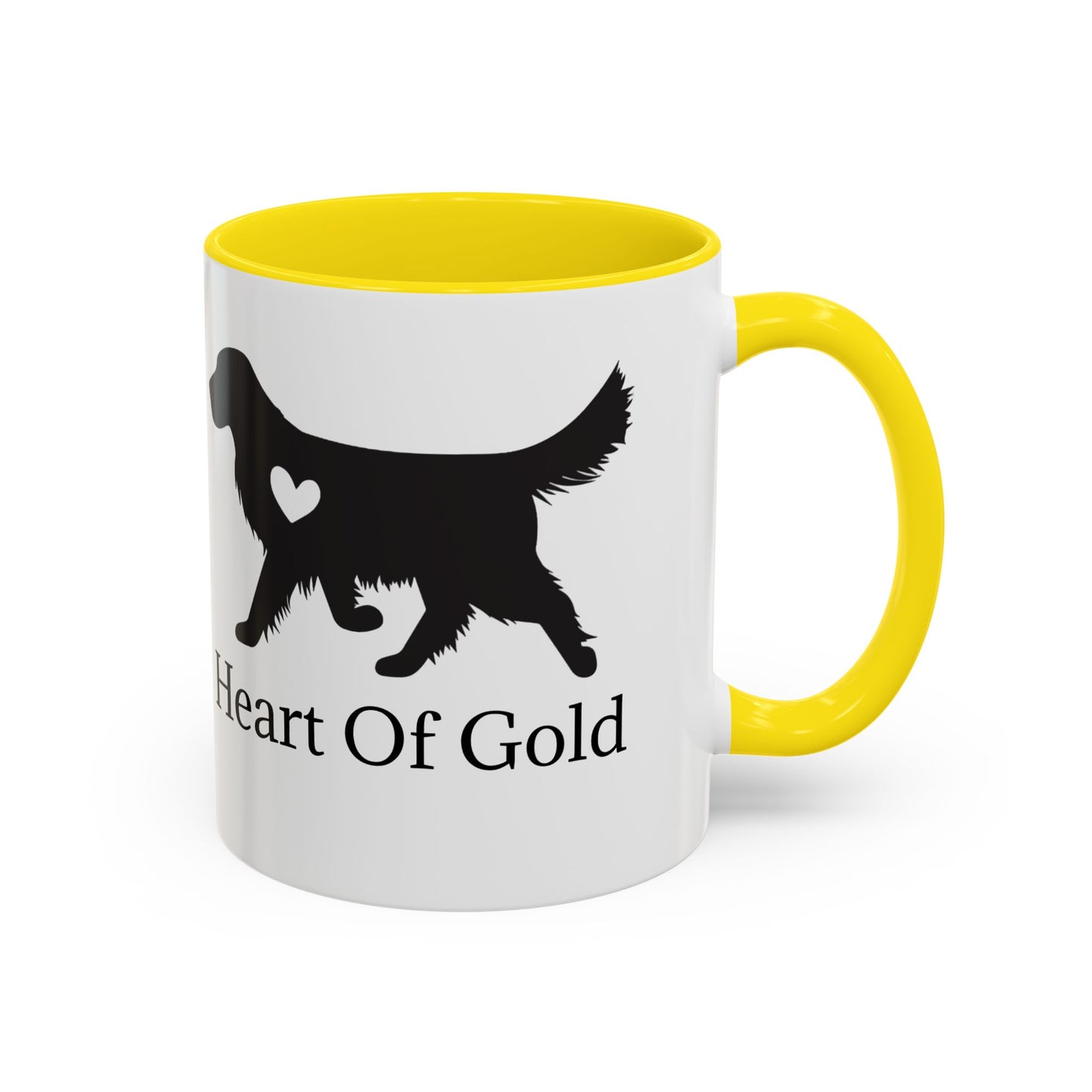 Heart Of Gold 2-Tone Coffee Mug