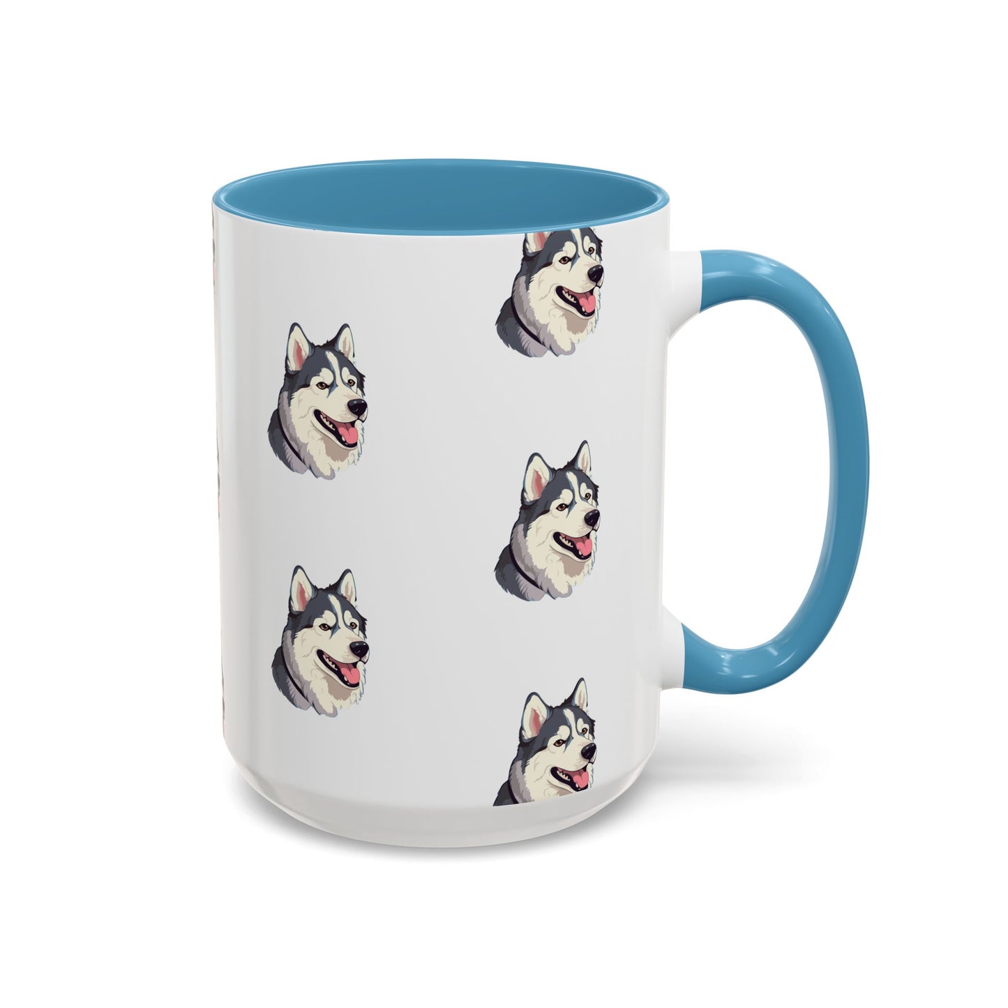 Malamute Head 2-Tone Coffee Mug