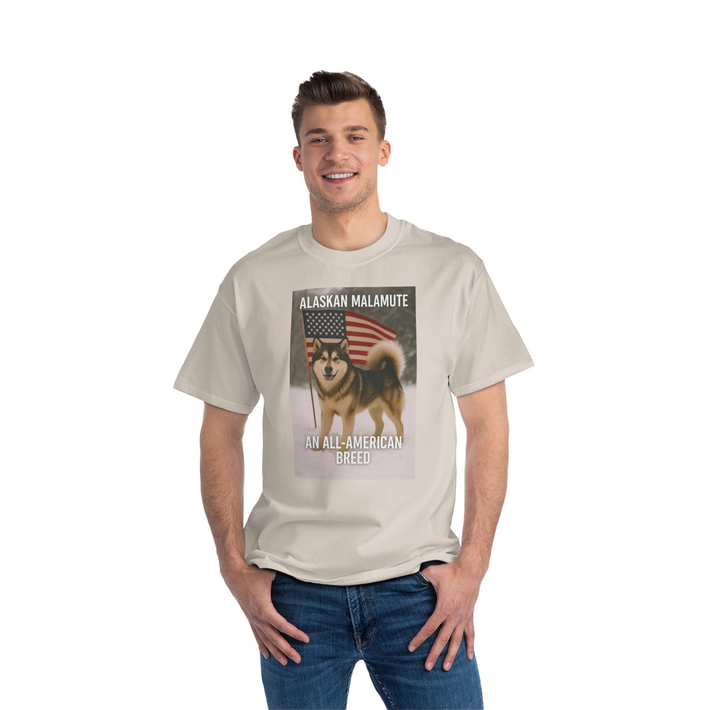 All-American Breed Men's Short-Sleeve Crewneck Tee