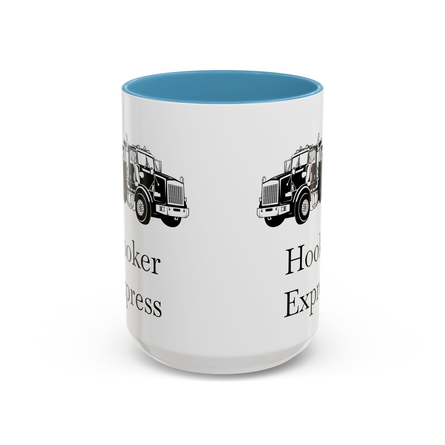 H**ker Express Heavy Tow Truck 2-Tone Coffee Mug
