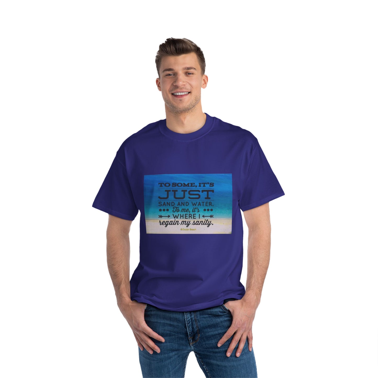 Dr, Beach Men's Short-Sleeve Crewneck Tee