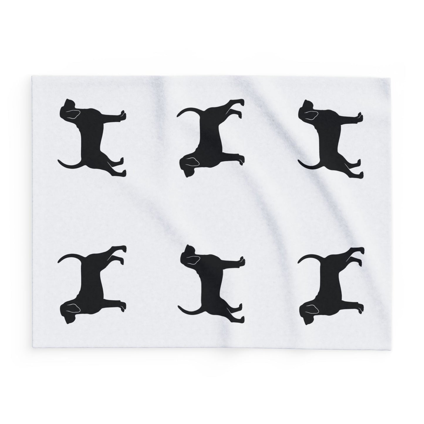 Bloodhound Silhouette Arctic Fleece Blanket