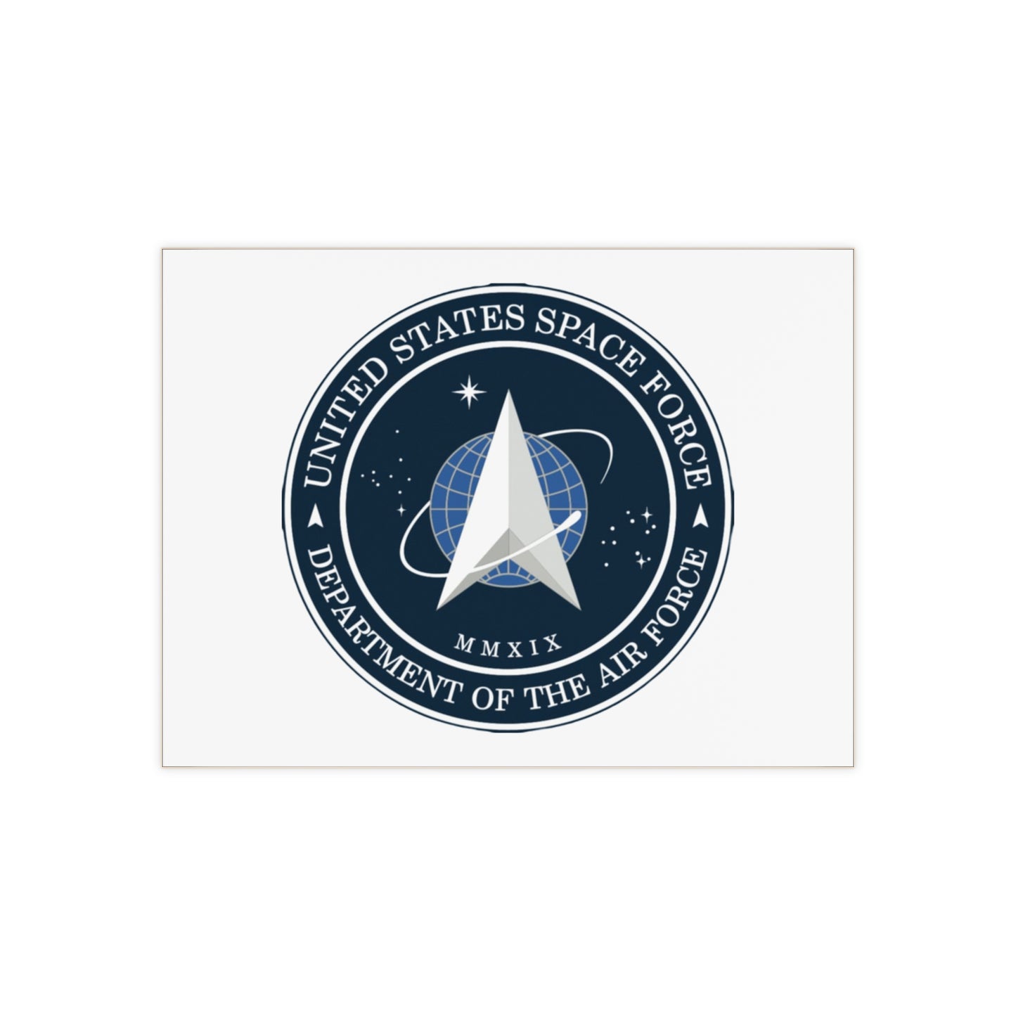 US Space Force Ceramic Photo Tile