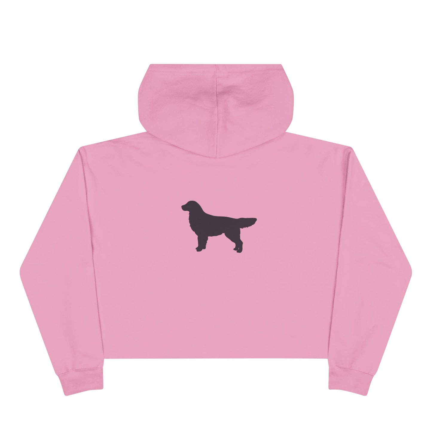 Golden Silhouette Women's Crop Hoodie