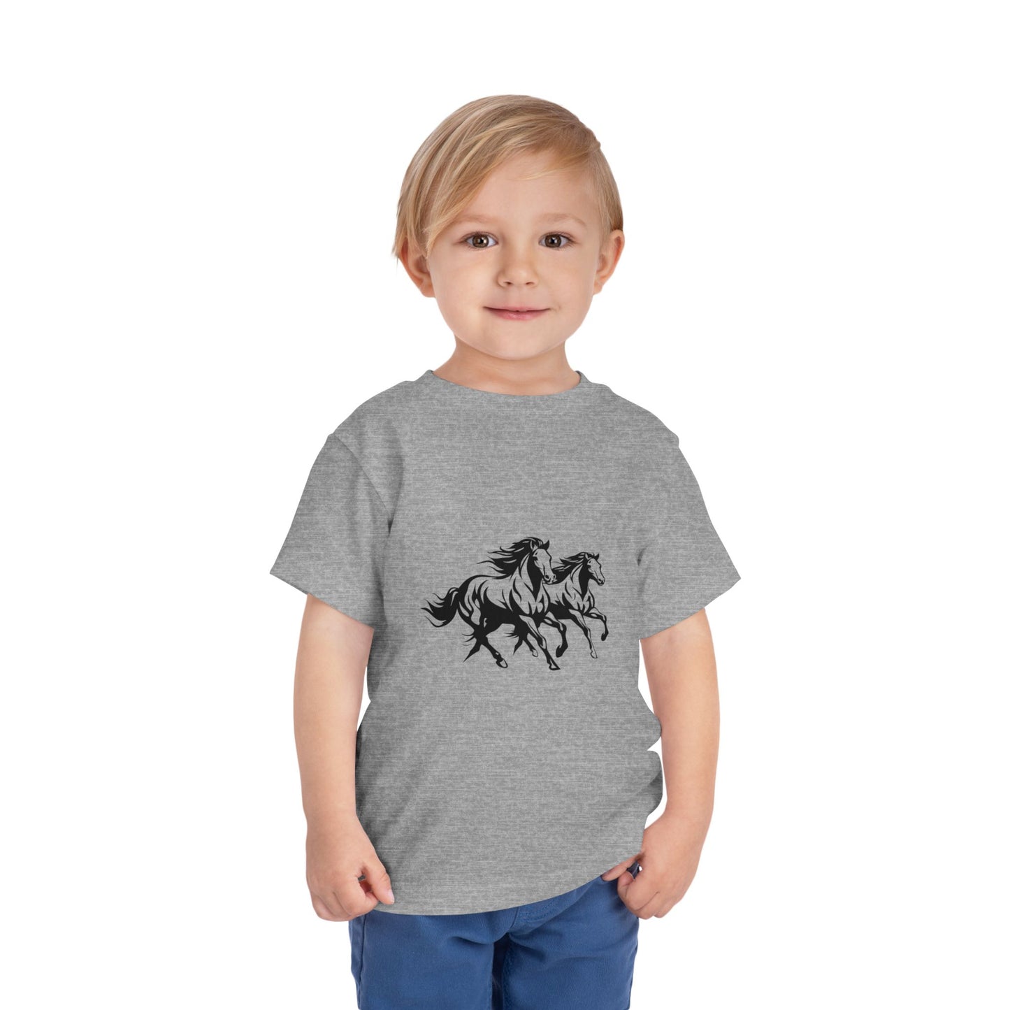 Horsin' Around Toddler Unisex Short Sleeve Crewneck Tee