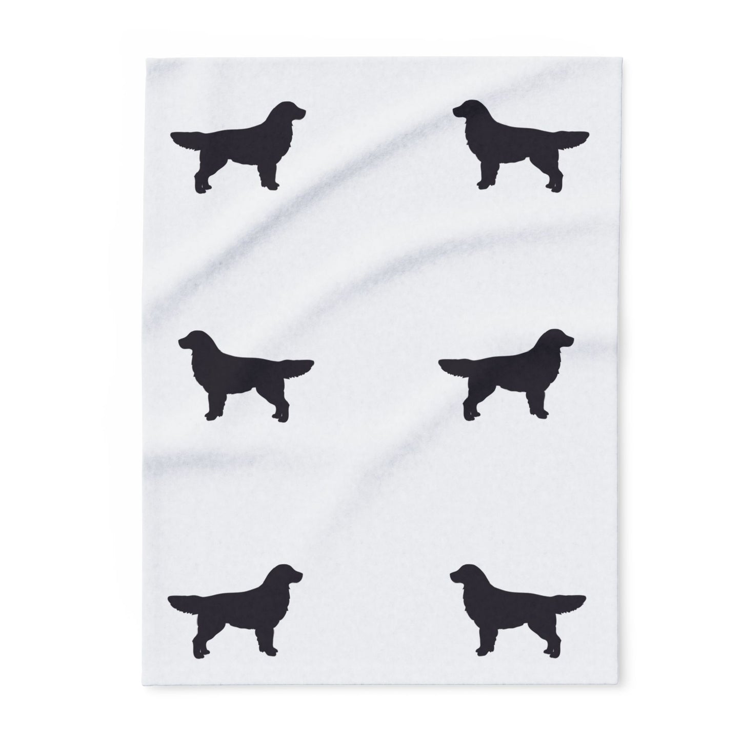 Golden Silhouette Arctic Fleece Blanket