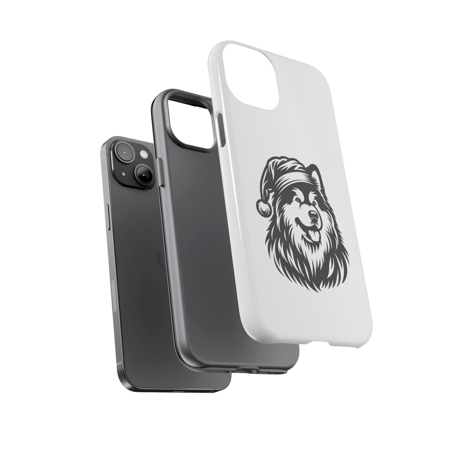 Santa Paws Malamute iPhone Case