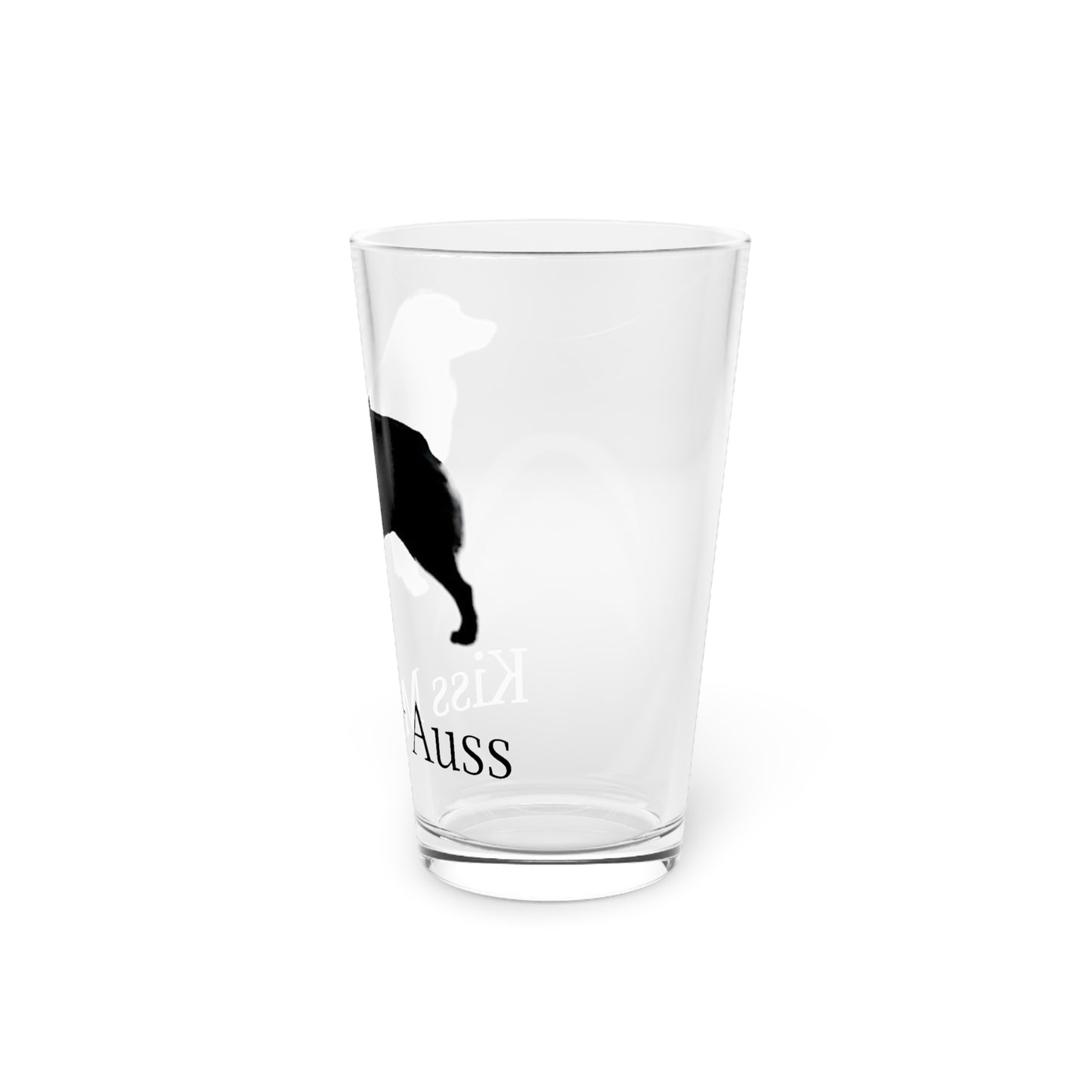 Kiss My Auss Drinking Glass