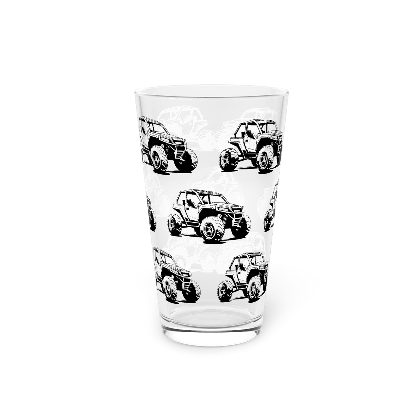 Off The Beaten Path Side By Side Drinking Glass