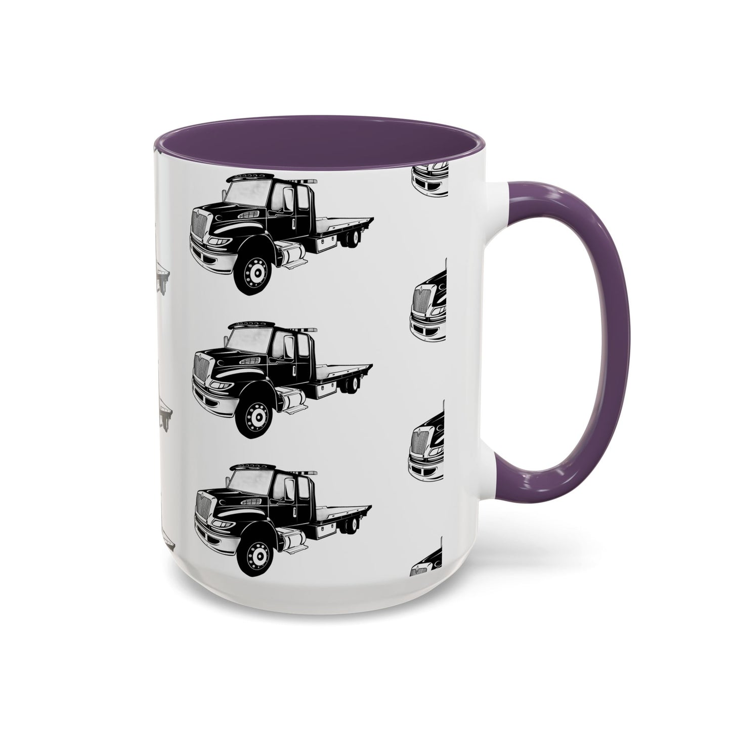 Flatbed Tow Truck 2-Tone Coffee Mug