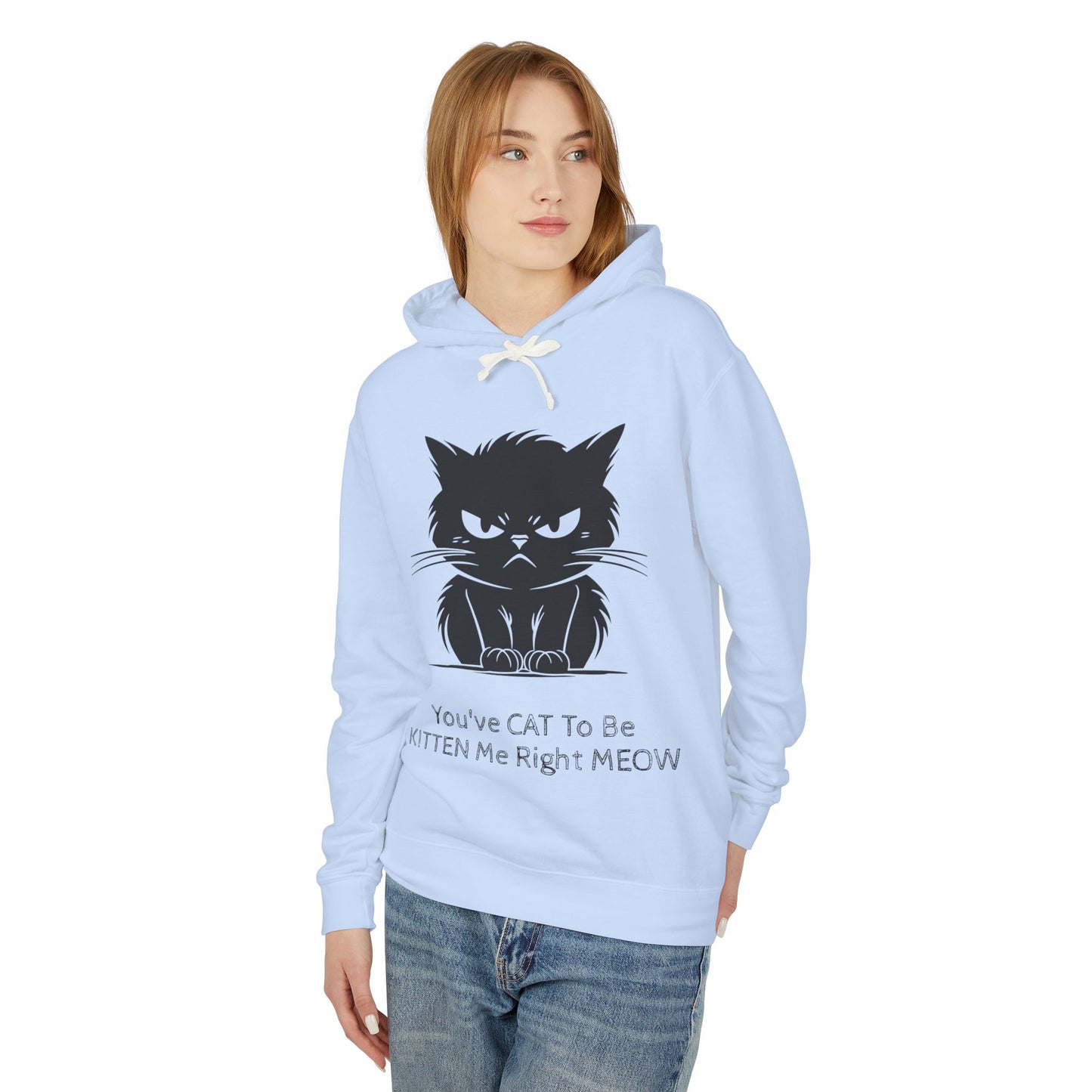 Kitten Me Unisex Lightweight Hoodie