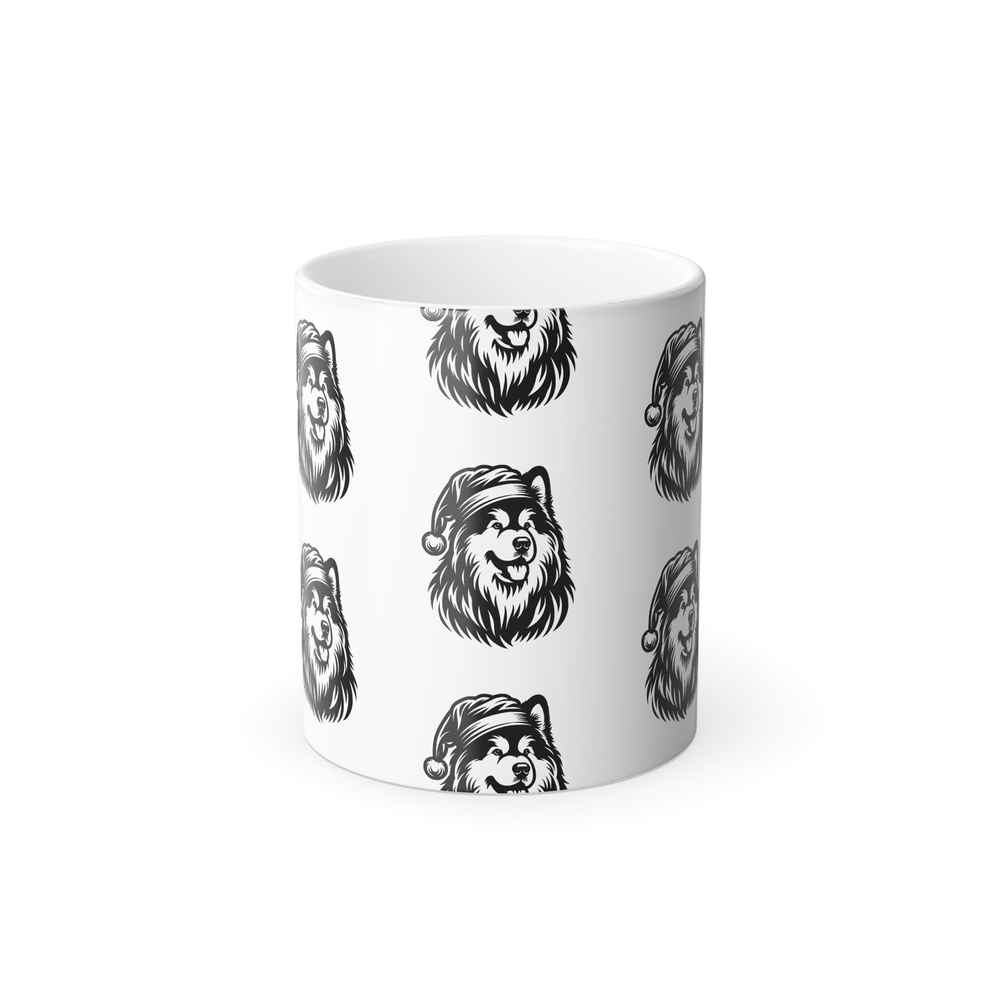 Santa Paws Malamute Color Changing Mug