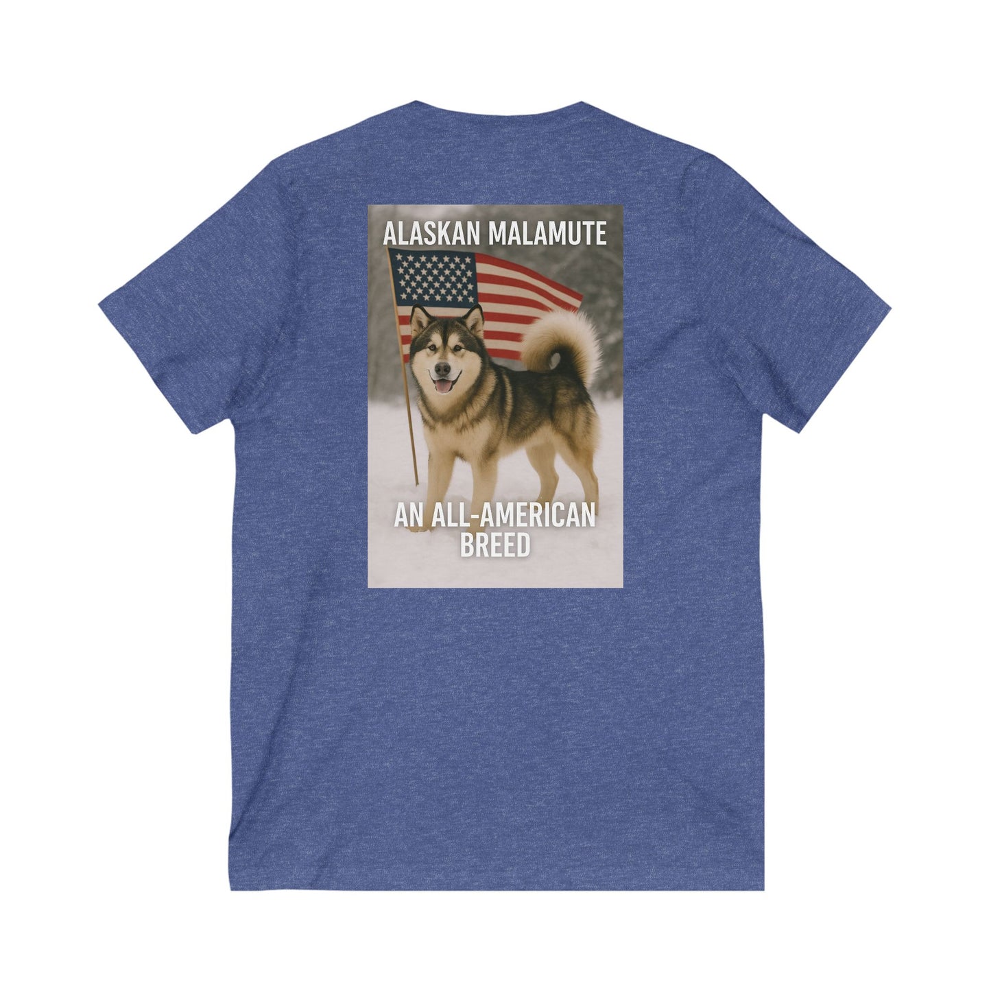All-American Breed Unisex Short Sleeve V-Neck Tee