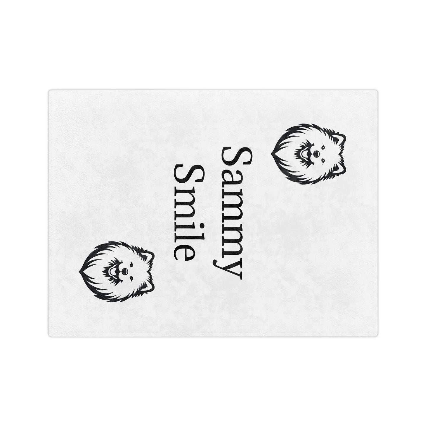 Sammy Smile Velveteen Microfiber Blanket