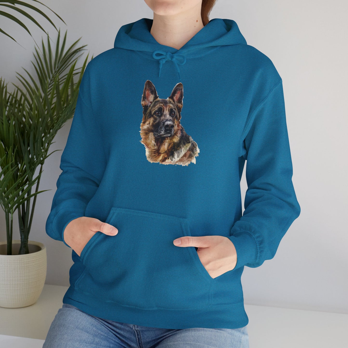 German Shepherd Head Unisex Hoodie