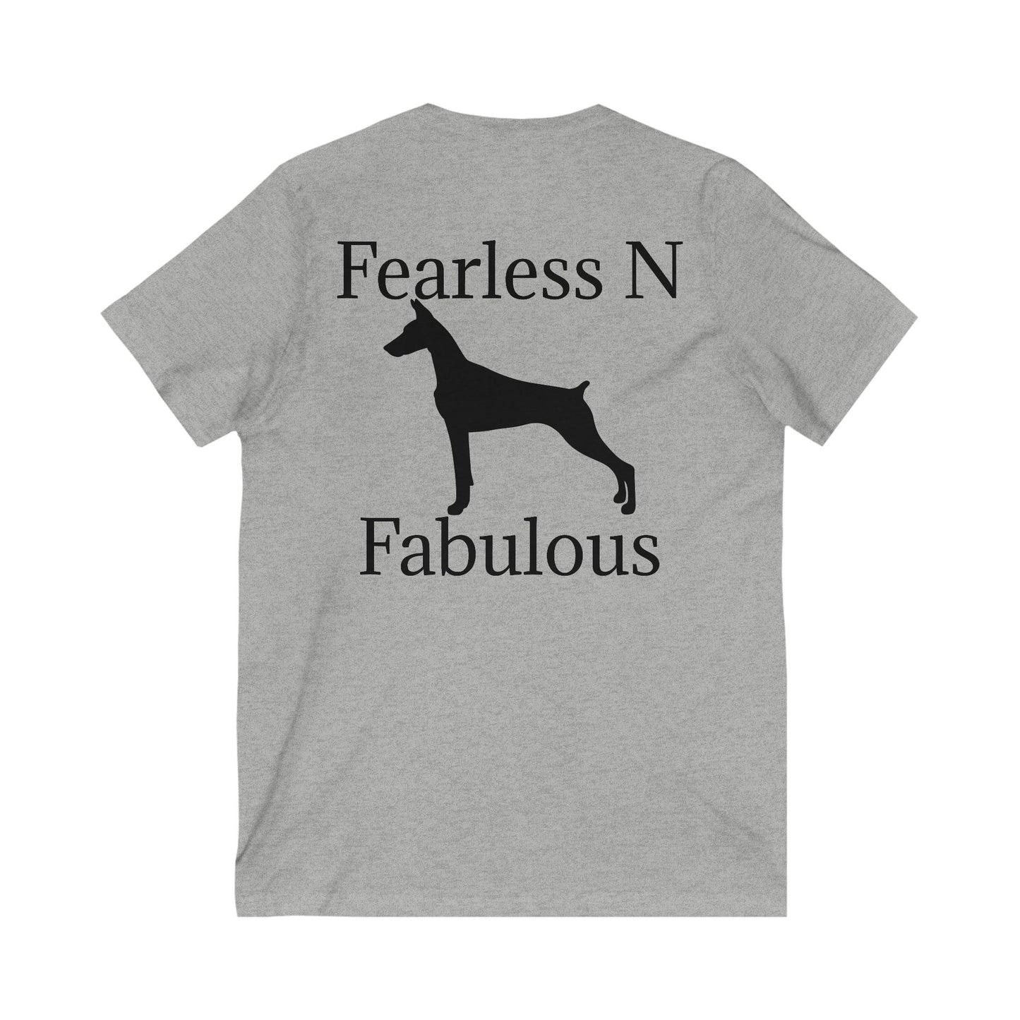 Fearless N Fabulous Unisex Short Sleeve V-Neck Tee