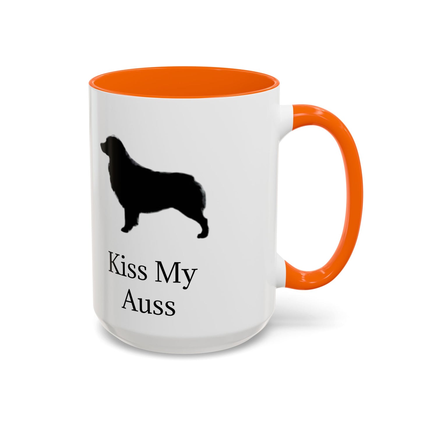 Kiss My Auss 2-Tone Coffee Mug