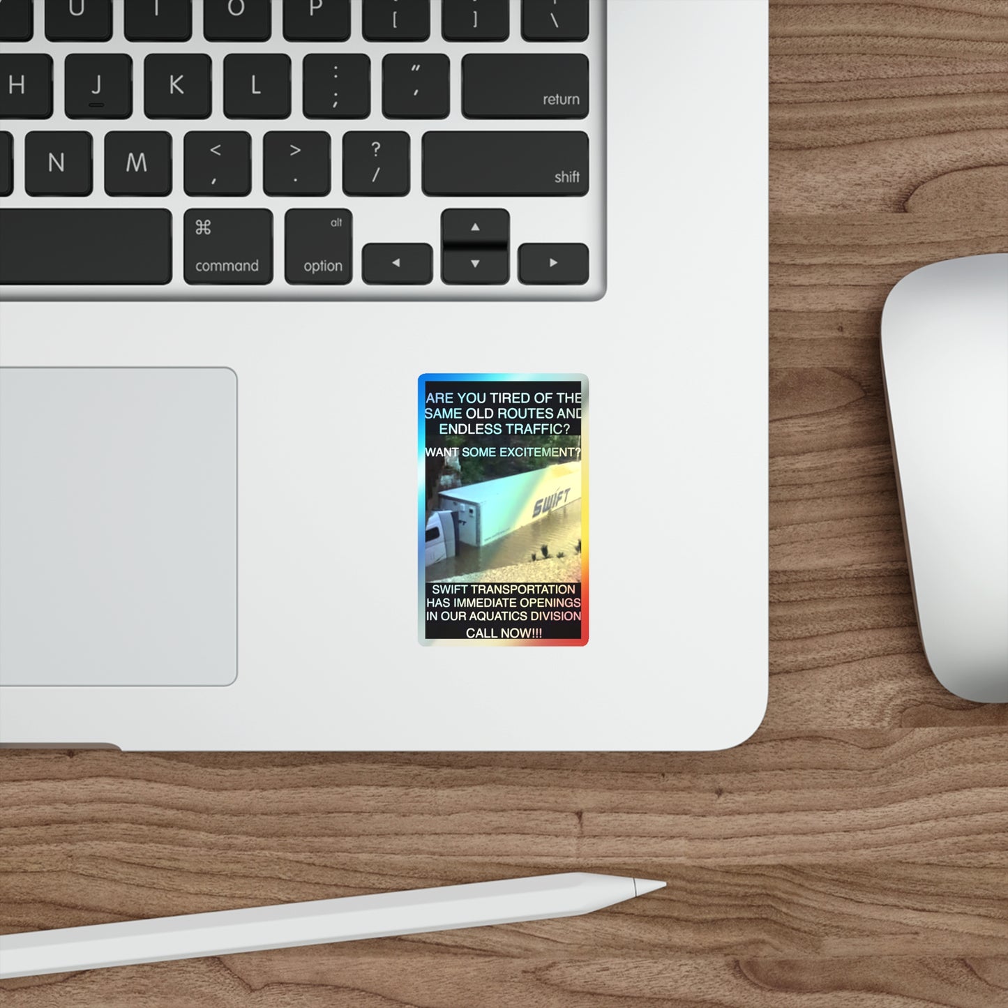 Swift Aquatics Holographic Sticker