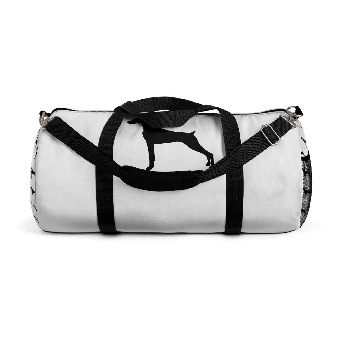 Doberman Silhouette Duffel Bag