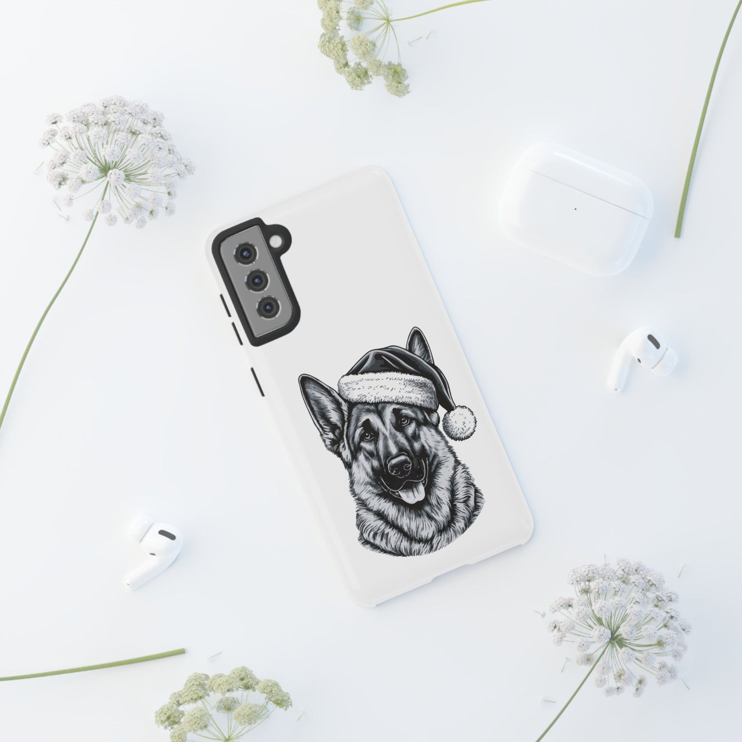 Santa Paws German Shepherd Samsung Case
