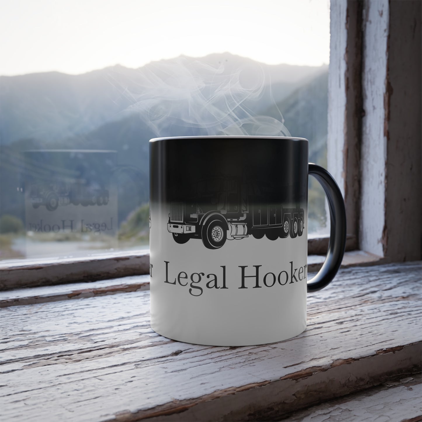 Legal H**ker Heavy Tow Truck Color Changing Mug