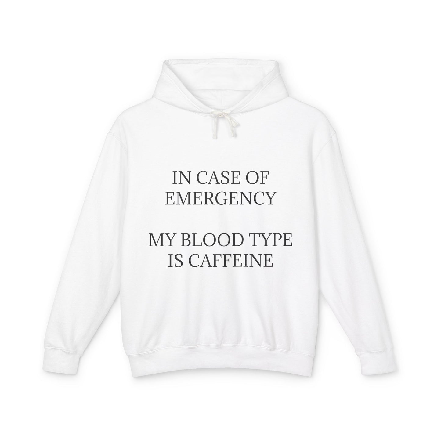 Blood Type Unisex Lightweight Hoodie