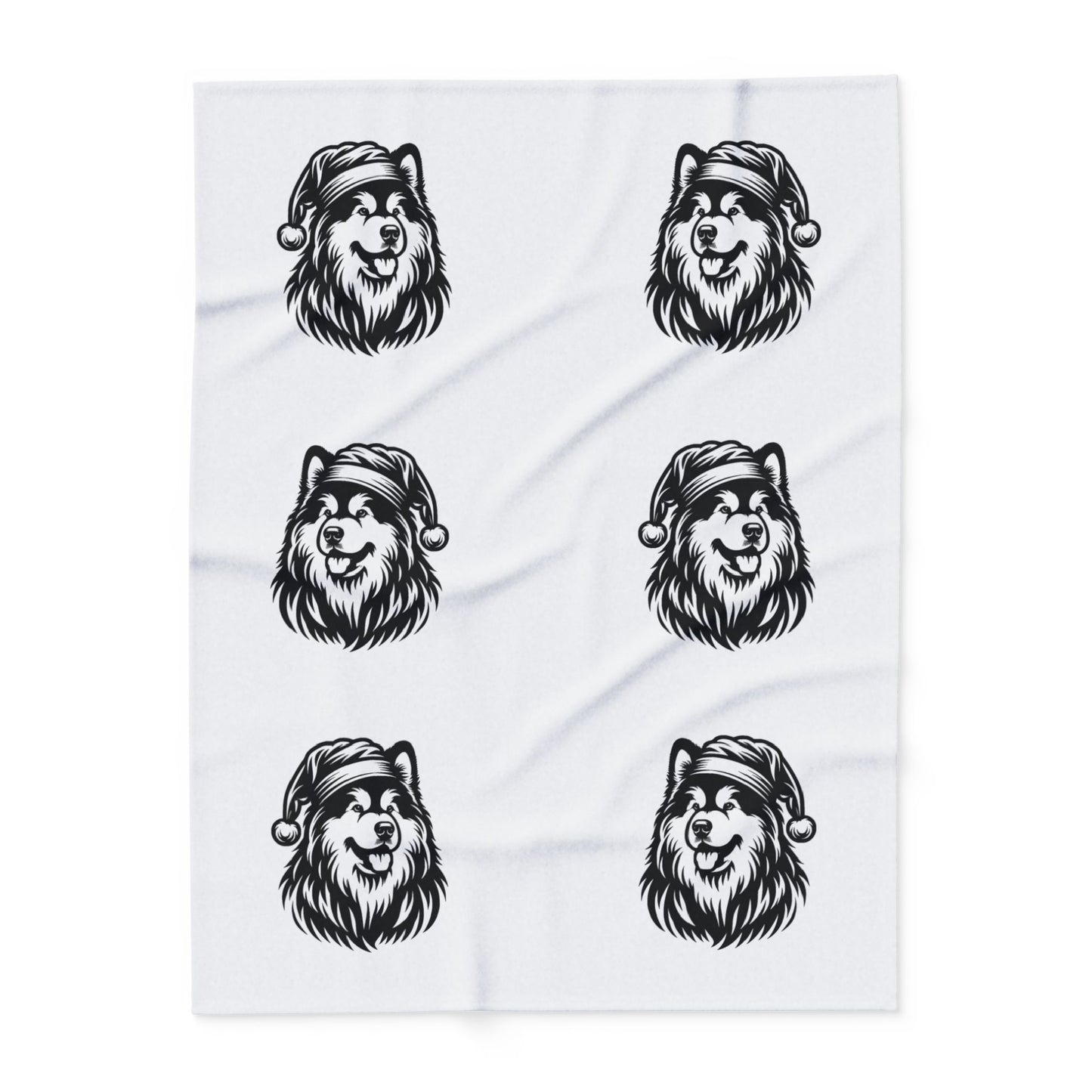 Santa Paws Malamute Arctic Fleece Blanket