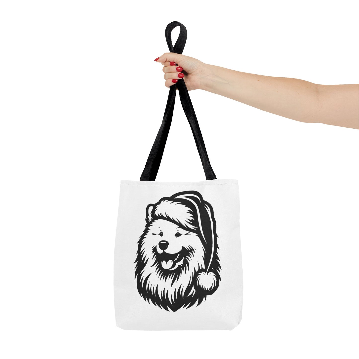 Santa Paws Samoyed Tote Bag