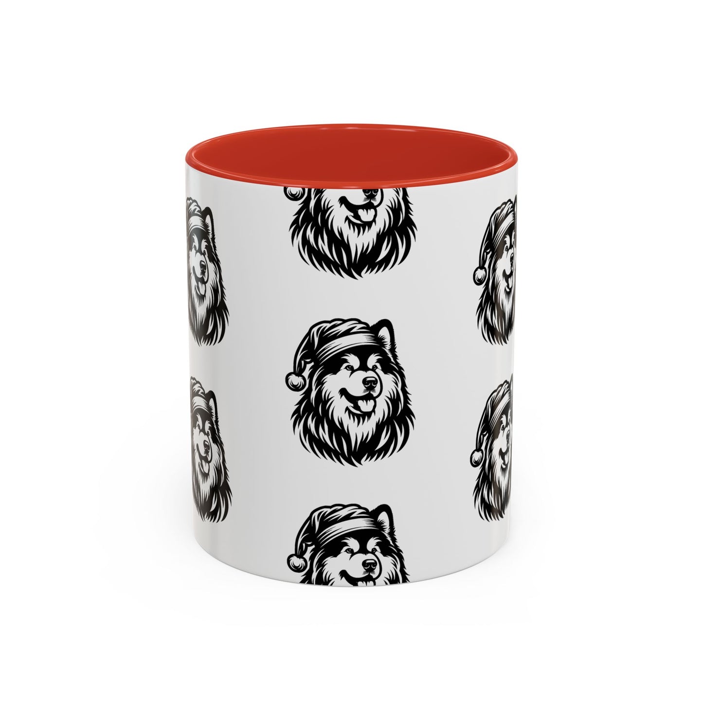 Santa Paws Malamute 2-Tone Coffee Mug