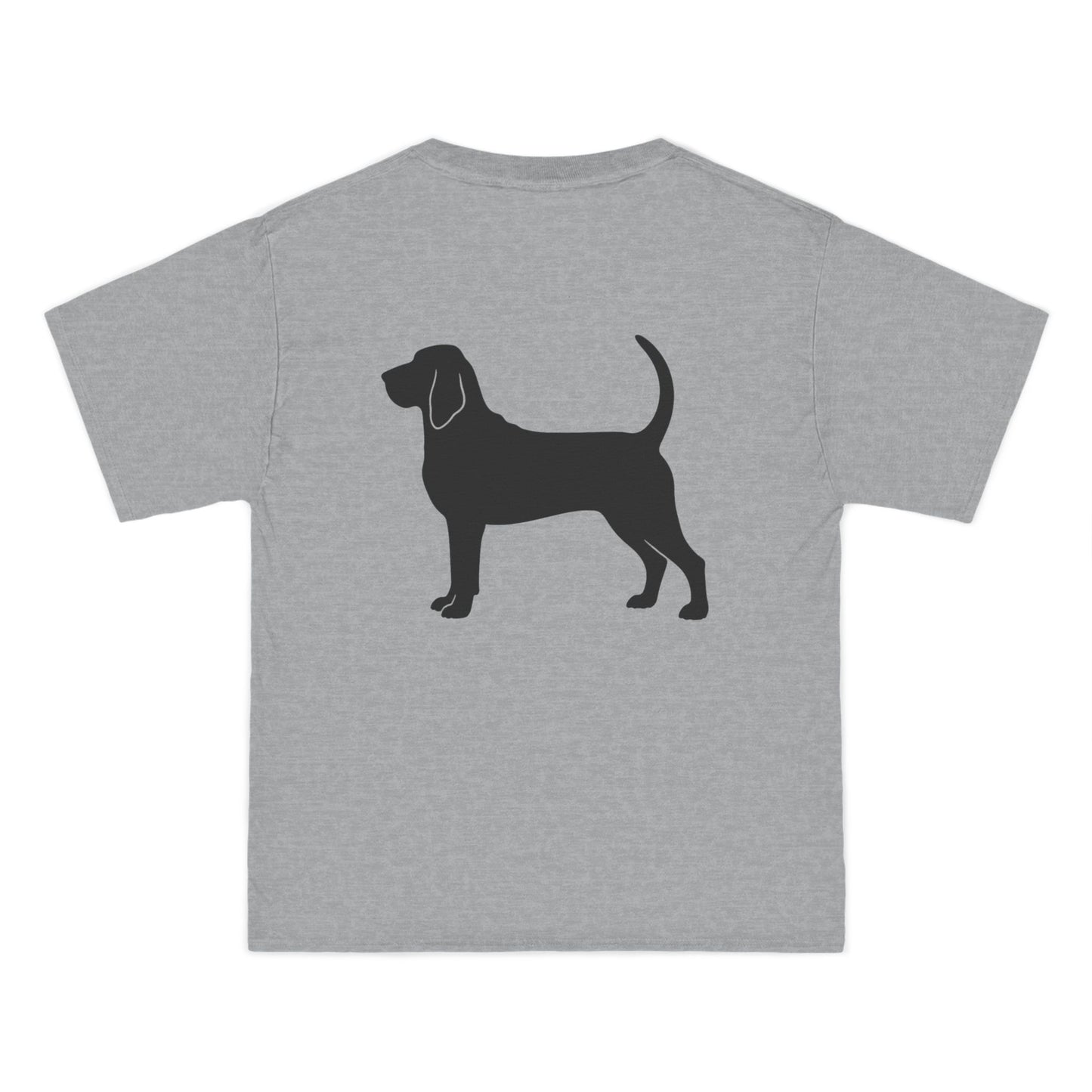 Bloodhound Silhouette Men's Short-Sleeve Crewneck Tee