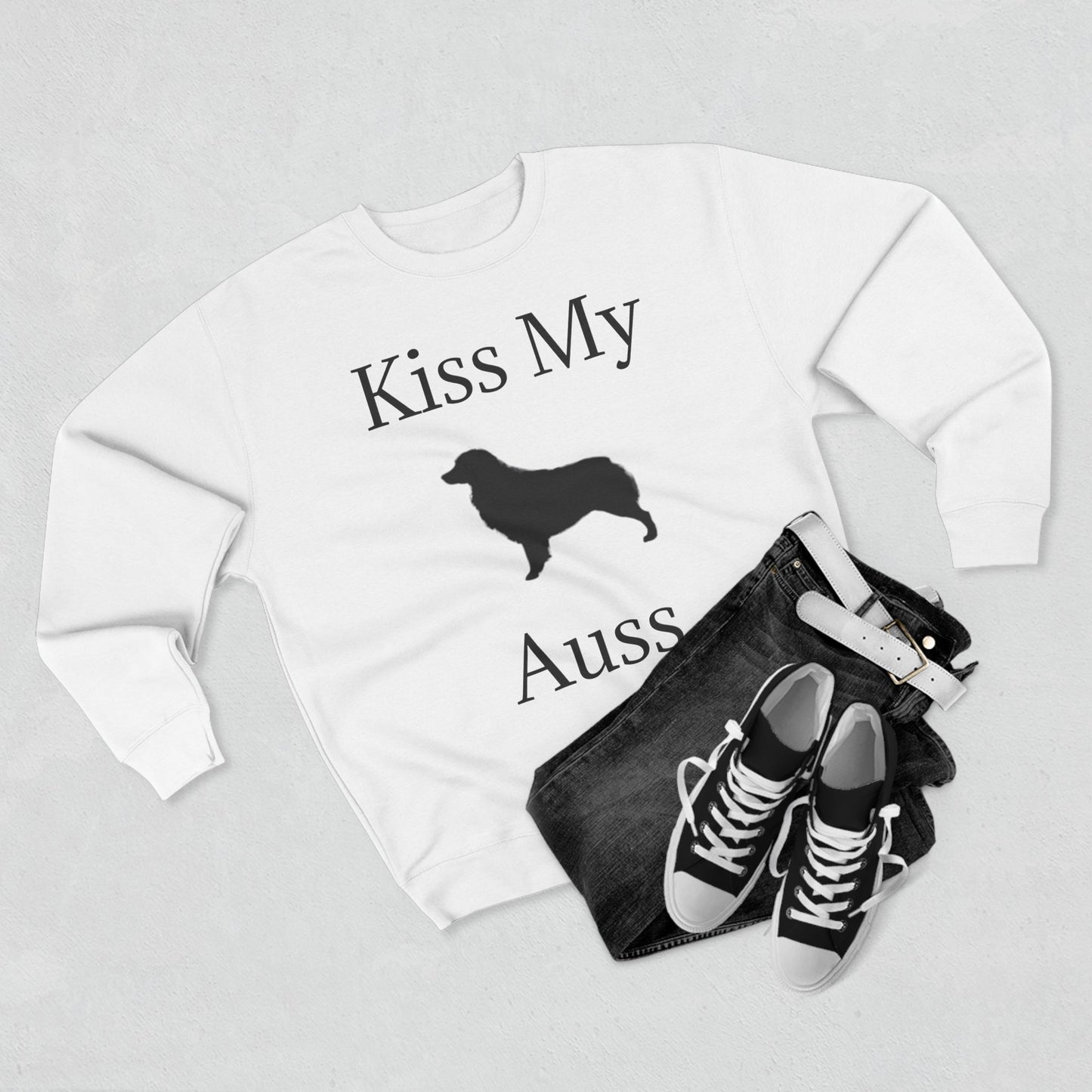 Kiss My Auss Unisex Crewneck Sweatshirt
