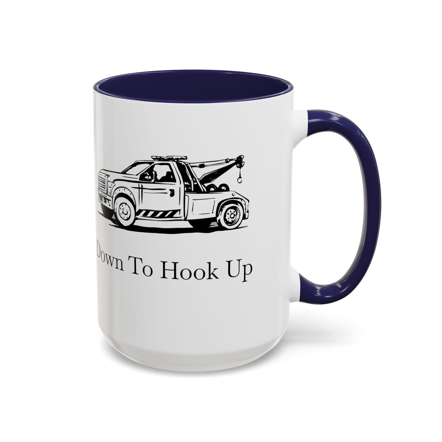 Down To Hook Up 2-Tone Coffee Mug
