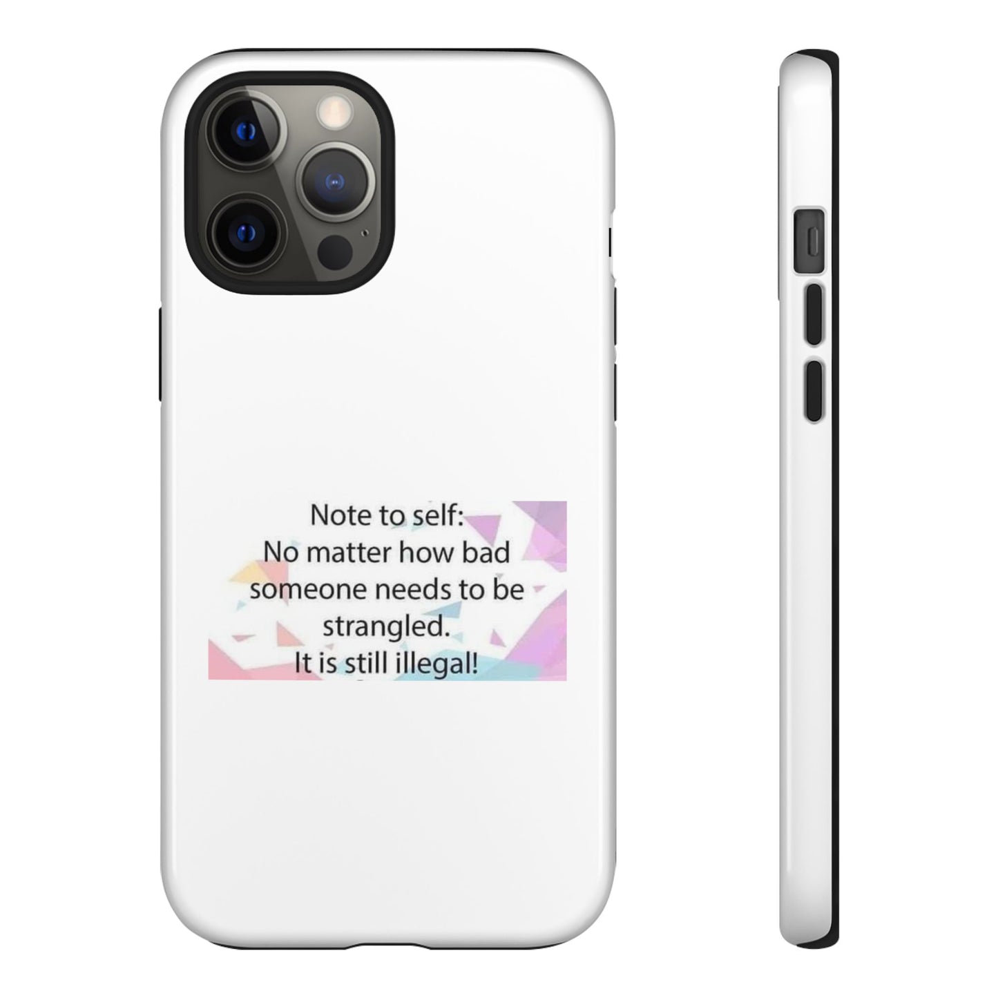 Note To Self iPhone Case