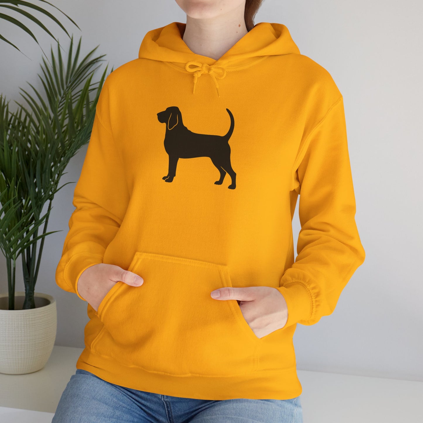 Bloodhound Silhouette Unisex Hoodie