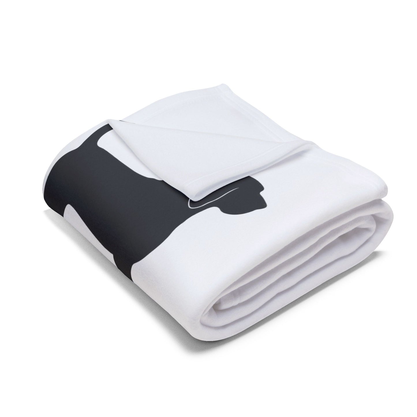 Bloodhound Silhouette Arctic Fleece Blanket
