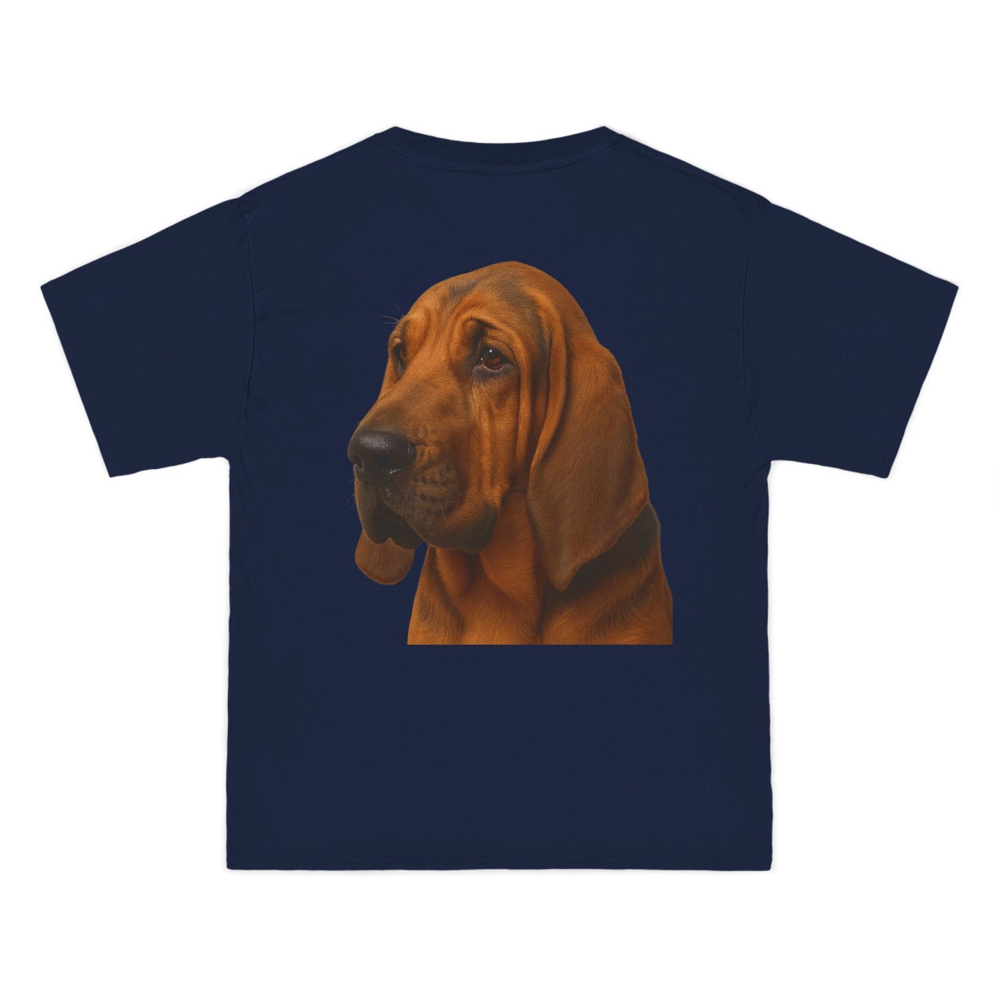 Bloodhound Head Men's Short-Sleeve Crewneck Tee